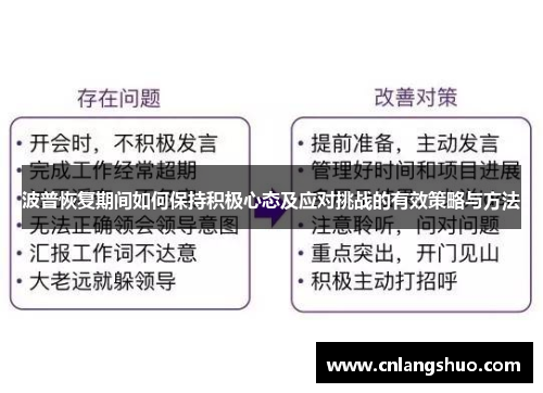 波普恢复期间如何保持积极心态及应对挑战的有效策略与方法